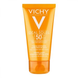 Protetor Solar Facial Vichy Ideal Soleil Anti Brilho FPS 50 Toque Seco Com 40g