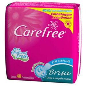 Protetor Diario Carefree Todo Dia Sem Perfume Com 40 Unidades