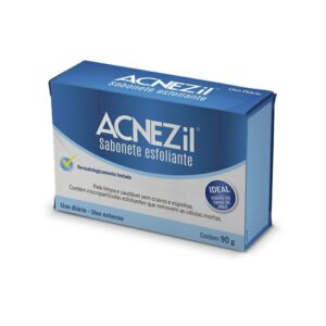 Sabonete em Barra Acnezil Esfoliante Com 90g Cimed