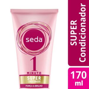 Super Condicionador Seda 1 Minuto Força e Brilho Com 170ml