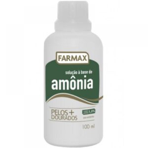 Soluçao a Base de Amonia Pelos + Dourados Com 100ml Farmax