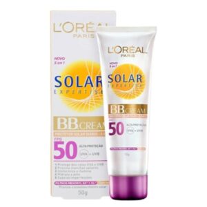 15366376788-7898587779562.jpg Protetor Solar BB Cream Loreal Solar Expertise FPS 50 Com 50ml