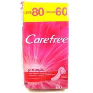 Protetor Diário Carefree Proteção Com Perfume Com 80 Unidades