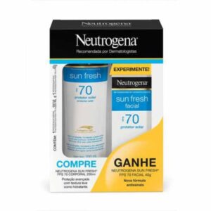 Protetor Solar Neutrogena Sun Fresh Fps70 Com 200ml + Grátis Protetor 40g