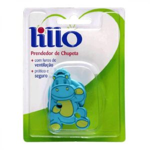 Prendedor de Chupeta Lillo Bichos Azul Ref-1320 Unidade