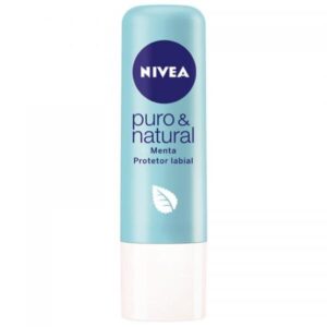 Protetor Labial Nivea Lip Care Stick Menta Com 4,8g
