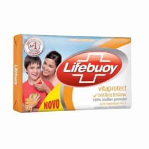 Sabonete em Barra Lifebuoy Vitaprotect Bactericida Com 90g