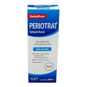 Solução Bucal Periotrat Sabor Menta Sem Alcool Com 250ml