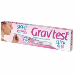 Teste de Gravidez Gravtest Click 99,5% de Precisão Com 1 Unidade