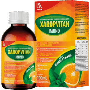 Xaropvitan Imuno Solução Oral Sabor Menta e Laranja Com 100ml Sobral