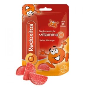 Redoxitos Vitamina C Sabor Morango Com 25 Gomas Bayer