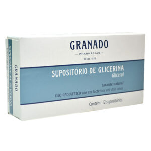 Supositório de Glicerina Granado Uso Lactante Com 12 Unidades