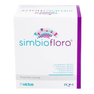 Probiótico em Pó SimbioFlora Com 15 Sachês de 6g Farmoquímica