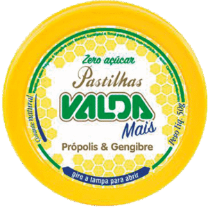 Valda Mais Própolis e Gengibre Lata Com 50g
