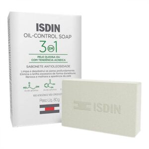 Sabonete em Barra Isdin Oil Control Soap 3 em 1 Com 80g
