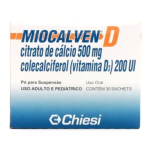 Miocalven D 2370mg + 200ui Pó Suspensão Oral Com 30 Envelopes de 4g Chiesi