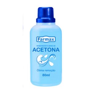 Removedor de Esmalte à Base de Acetona Farmax Com 80ml