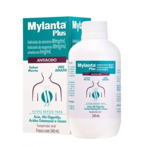 15366383277-1dbe5f20142c1da9cdb83d940d5f9790-1.jpg Mylanta Plus Sabor Menta Solução Oral Com 240ml Janssen-Cilag