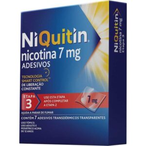 Niquitin 7mg Etapa 3 Com 7 Adesivos Trandérmicos Mappel
