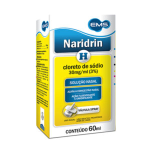 Naridrin H 30mg/ml Solução Nasal Spray Com 60ml Ems S/A