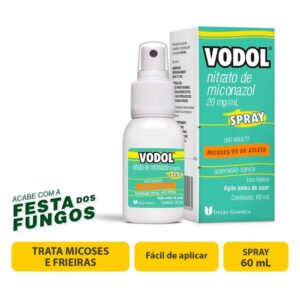 Vodol 20mg/ml Suspensão Tópica Spray Com 60ml União Química