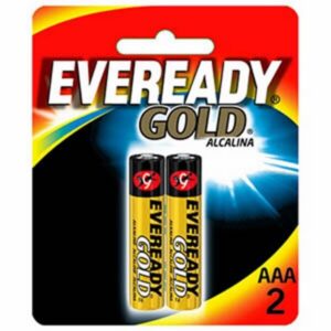 Pilha Eveready Gold Alcalina Palito AAA Com 2 Unidades