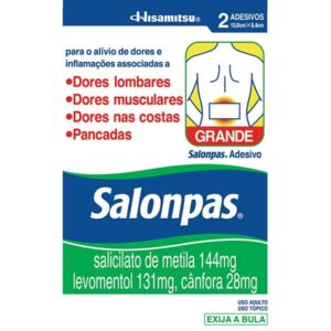 Salonpas Adesivo Grande Com 02 Unidades Hisamitsu