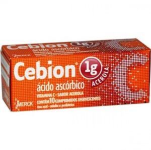 Cebion Acerola 1g Com 10 Comprimidos Efervescentes Procter e Gamble