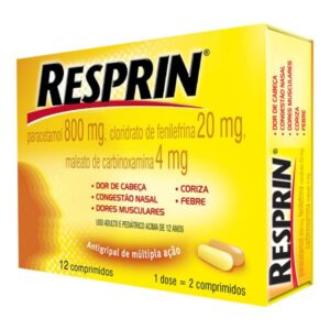 Resprin Com 12 Comprimidos Johnson e Johnson