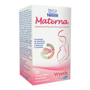 15369030817-7891045031257.jpg Materna Vitaminas e Minerais Nestlé Com 30 Comprimidos